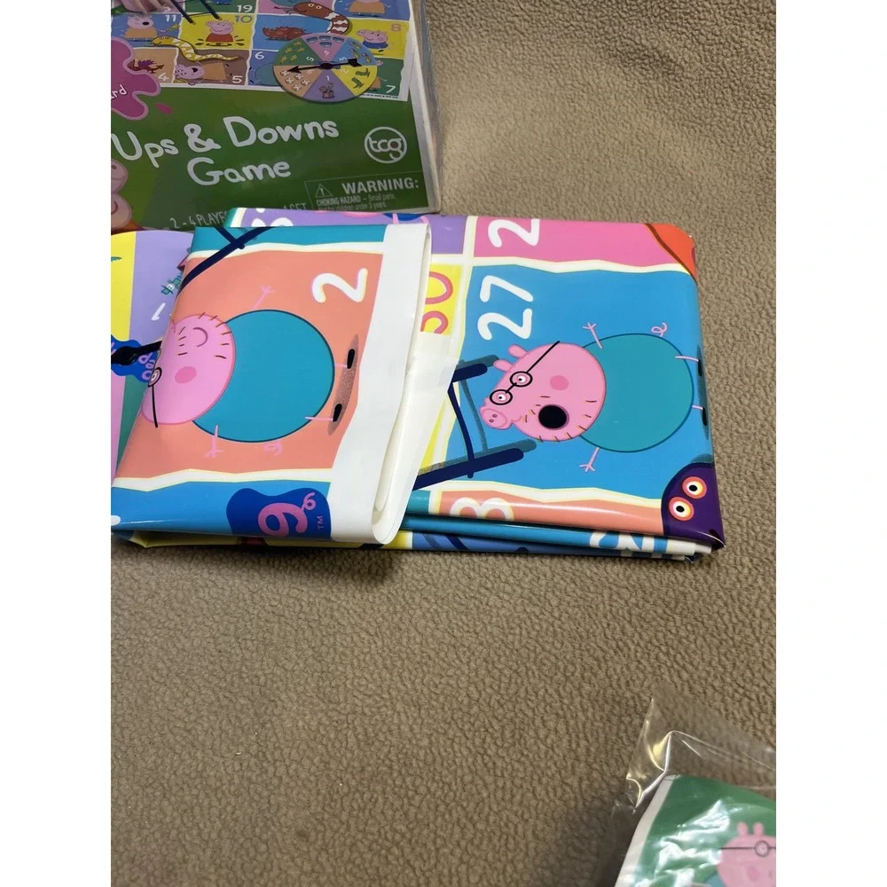 Peppa Pig Ups and Downs Game Jumbo 2 1/2 Foot Game Board TCG 2-4 Players‎